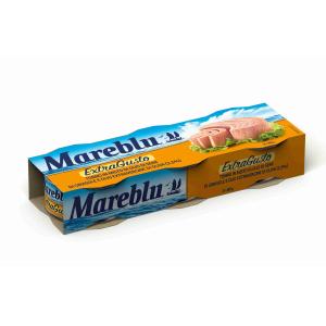 MIXED TUNA OIL EXTRA FLAVOUR MAREBLU 80 GR x 3