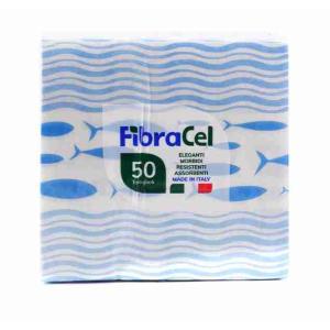 TOVAGL.AIRLAID VERSILIA AZUL 40X39 FIBRACEL x 50