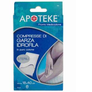 GARZA STERILE CM.18X40 APOTEKE 6 PZ