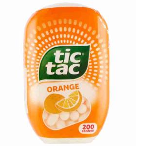 BOUTEILLE ORANGE TIC TAC T200 FERRERO 98 GR