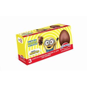 TRIPACK HUEVOS DULCES PRECIOSOS MINIONS 60 GR