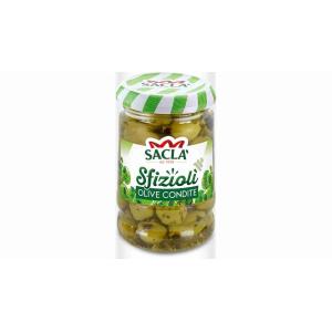 OLIVE VERDI CONDITE DENOCC. SFIZIOLI' SACLA' 335 G