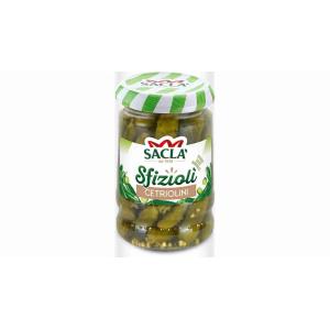 CETRIOLINI AGRODOLCE SFIZIOLI' SACLA' 335 GR