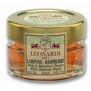 PERLE DI BALSAMICO BIANCO AI LAMPONI LEONARDI 50 G