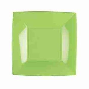 ASSIETTES COMME 18X18CM VERT 10 PCS