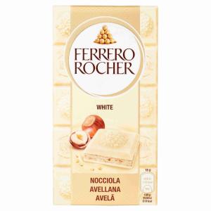 TAVOLETTA ROCHER WHITE NOCCIOLA FERRERO 90 GR