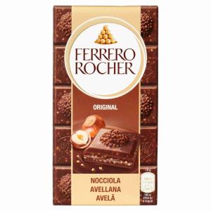 TAVOLETTA ROCHER LATTE NOCCIOLA FERRERO 90 GR