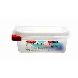 GASTRONORM PP 1/9 H 65 AVEC COUVERCLE SANS BPA...