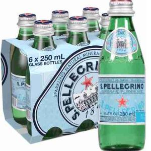 ACQUA FRIZZANTE SAN PELLEGRINO 25 CL x 6