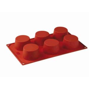 STAMPO SILICONE 6 MUFFIN D.SUP.5mm D.INF.7mm h.3,5