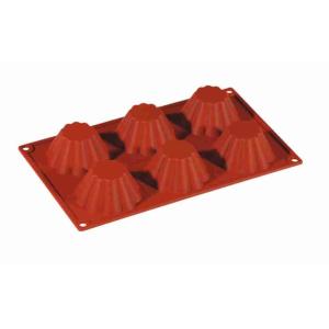 STAMPO SILICONE 6 BRIOCHES 7.9X3.7H