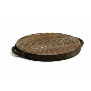 ROUND CUTTING BOARD D.30H.2 SOLID BEECH W/2...