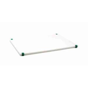 TAGLIERE POL.60X40X2 BIANCO/VERDE ANTISCIVOLO