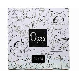 SCATOLA NEUTRA PIZZA 24X24 H.3 ITALIA