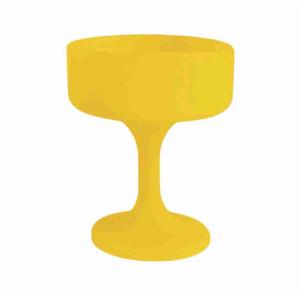 COPPA COCKTAIL GIALLA SILICONE