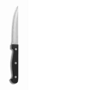 COLTELLO BISTECCA MANICO NERO SOTTILE