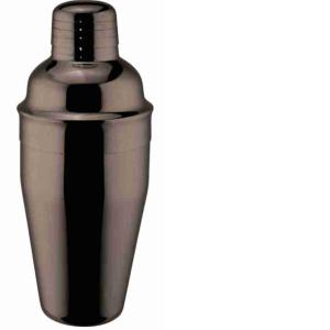 COCKTAIL SHAKER NERO LINEA MIXAGE INOX 18/10 50 CL