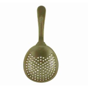 JULEP STRAINER ERGONOMIC GRIP GOLD IN SBC