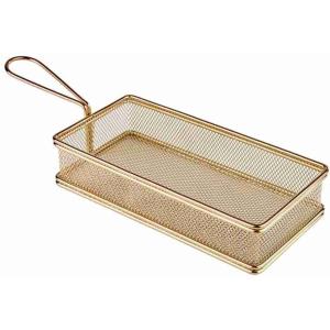 CESTA DORADA CM 21X10.5H 4.5