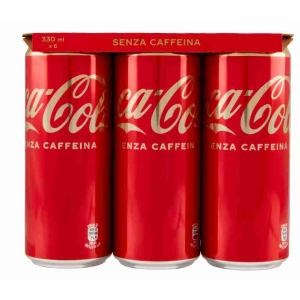 COCA COLA S.CAFFEINA CANETTE 33 CL x 6