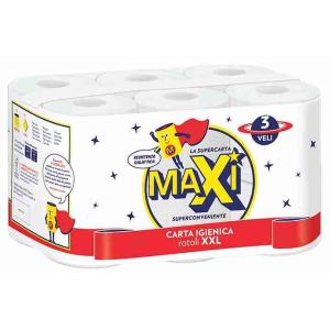 PAPIER TOILETTE XXL 12 RT 3 PLIS MAXI