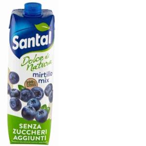 SUCCO FRUTTA S.ZUCCH.PRISMA MIRTILLO SANTAL 1 LT