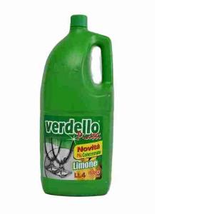 LIMPIAVAJILLAS VERDE LIMÓN 4 LT