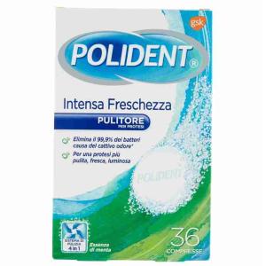 PULITORE DENTIERA 36 TABS FRESCHEZZA POLIDENT