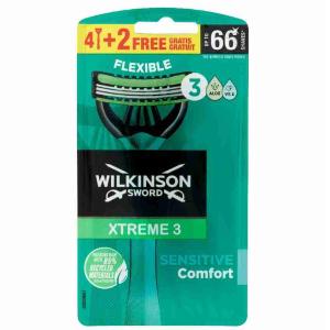 RASOIO XTREME 3 SENSITIVE 4+2 WILKINSON