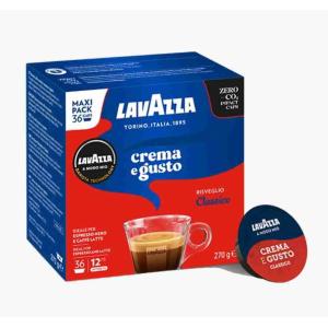 CAFFE'CAPSULE X 36 A MODO MIO CREMA E GUSTO LAVAZZ