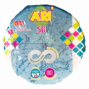 DEEP PLATES 220 REUSABLE ARISTEA 50 PCS