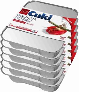 ALUMINUM TRAYS W/C 6 PORTIONS CUKI x 25