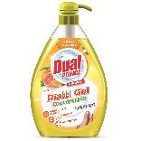 DISHWASHER GEL CITRUS CONCENTRATED DUAL POWER 1 LT