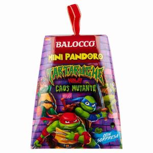 MINI PANDORO NINJA TURTLES BALOCCO 80 GR