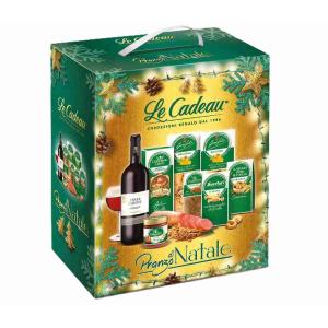 SCATOLA PRANZO NATALE LE CADEAU 8 PZ