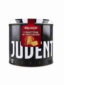 PANETTONE CHOCOLATE DROPS TIN JUVENTUS BALOCCO...