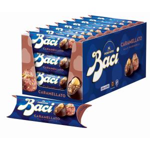 BACI TUBO 3PZ CARAMELLATO MAND. PERUGINA 37,5 GR