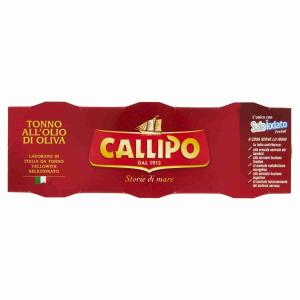 THON À L'HUILE D'OLIVE CALLIPO 70 GR x 3