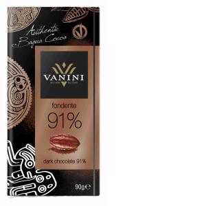 BAGUA DUNKLE SCHOKOLADENTAFEL 91 % VANINI 90 GR