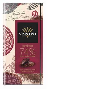 BAGUA DARK CHOCOLATE TABLE 74% GR. VANINI COCOA...