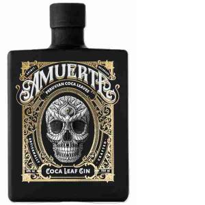 GIN COCA LEAF BLACK AMUERTE 70 CL