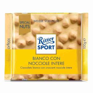 MESA CHOCOLATE BLANCO AVELLANA I. RITTER SPORT 100