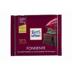 RITTER SPORT CHOCOLATE NEGRO 50% TABLA 100 GR