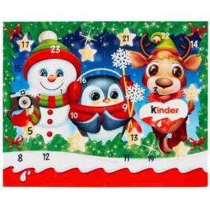 KINDER GEMISCHTER ADVENTSKALENDER FERRERO 123 GR