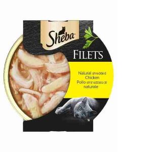 CIBO GATTO FILETS POLLO SHEBA 60 GR
