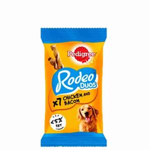 SNACK CANE RODEO DUOS POLLO BACON PEDIGREE 123 GR