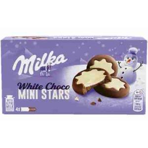 BISCOTTI MINI ESTRELLAS BLANCAS MILKA 37,5 GR x 4