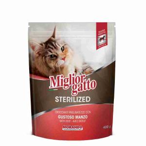 CROCCHETTE GATTO STERILIZED MANZO MIGLIOR GATTO 40