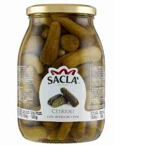 CUCUMBERS IN WINE VINEGAR SACLA 1.062 KG