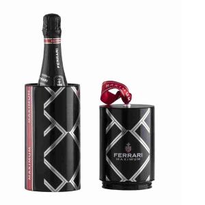 BOX TONDO MAXIMUM BLANC DE BLANCS FERRARI 75 CL